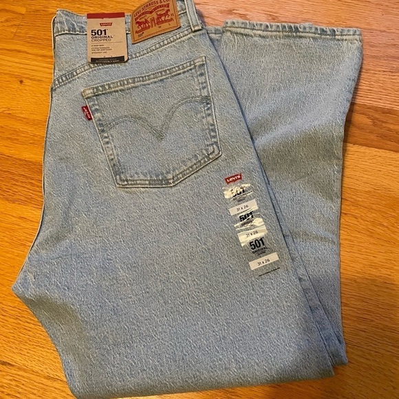 New Levi’s 501 High Rise Straight Leg Ankle - Picture 2 of 9